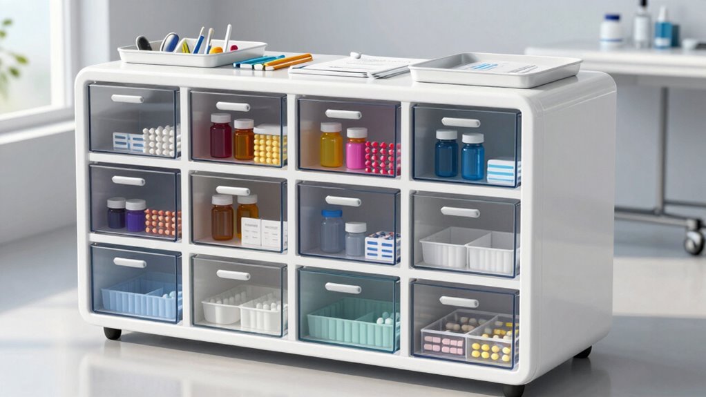 top medication storage drawers