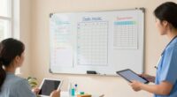 using whiteboards for coordination