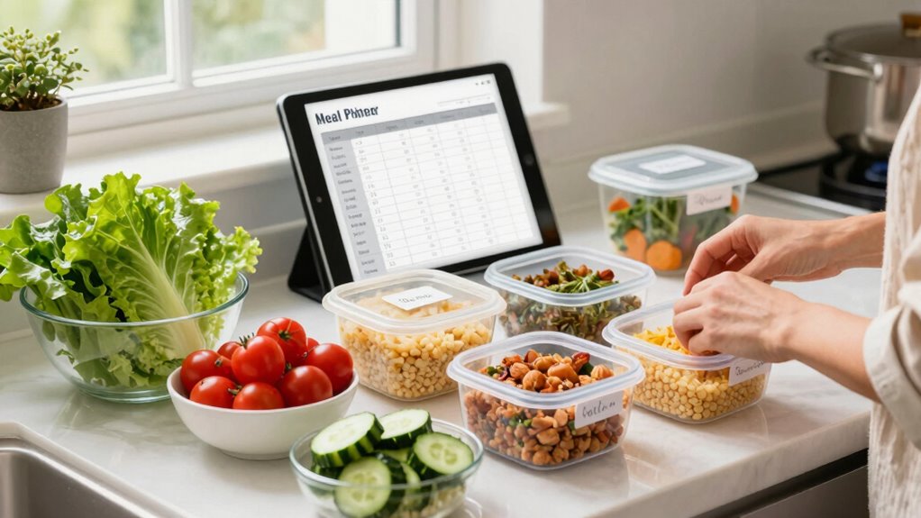 weekly caregiver meal plan
