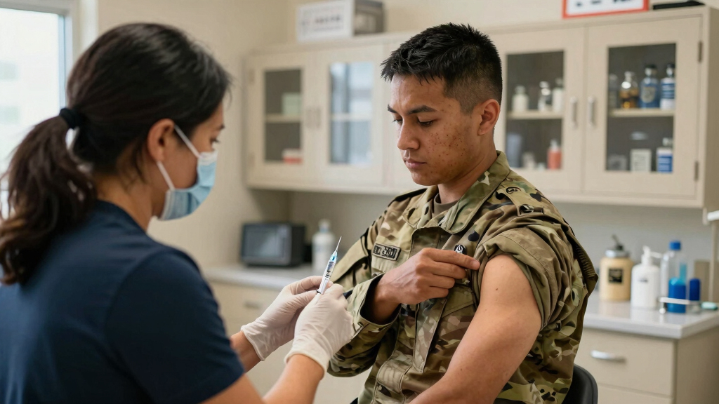 Military requiring flu vaccines for recruits as Air Force base deals with outbreak